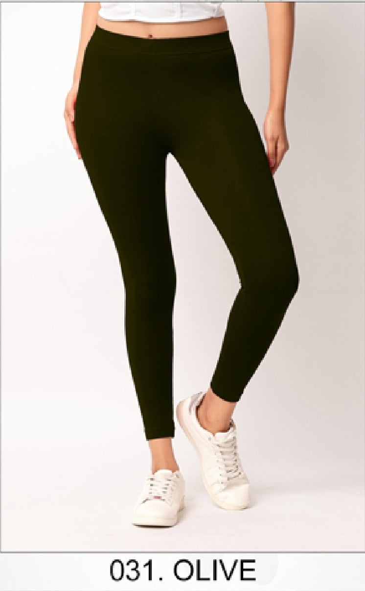 Ankle length Cotton+Lycra stretchable leggings.499/- For 3 Pieces