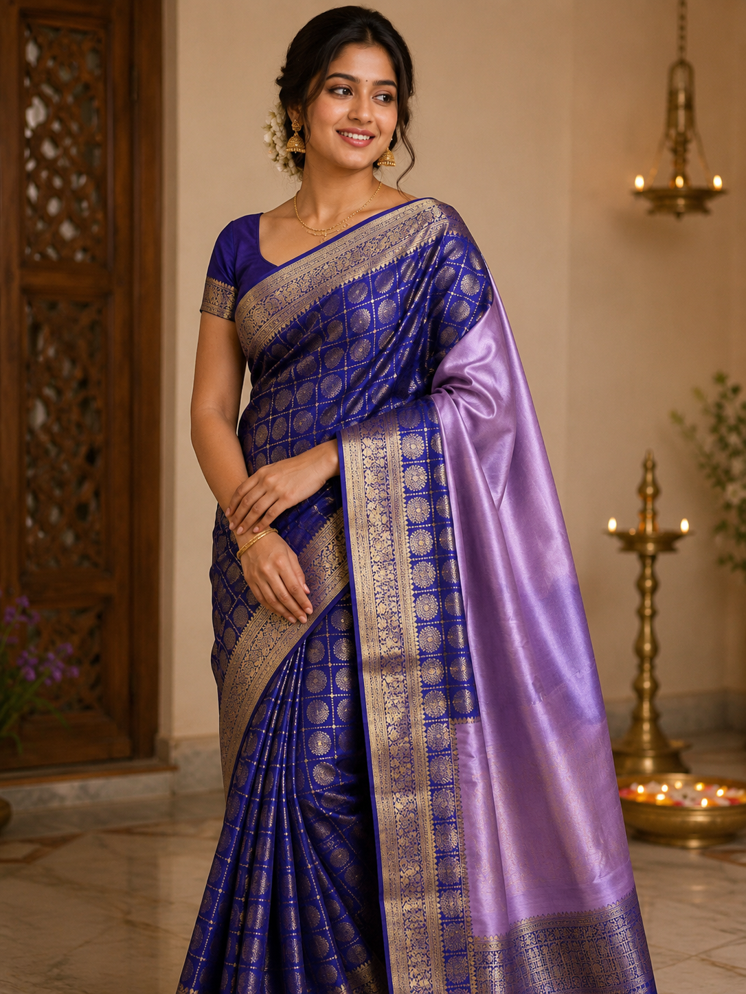 Pure Mysore Silk Saree.
