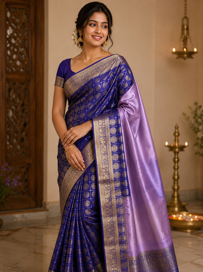 Pure Mysore Silk Saree.