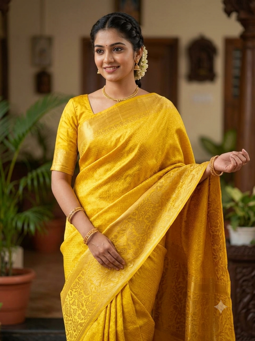 Raw Silk Saree.