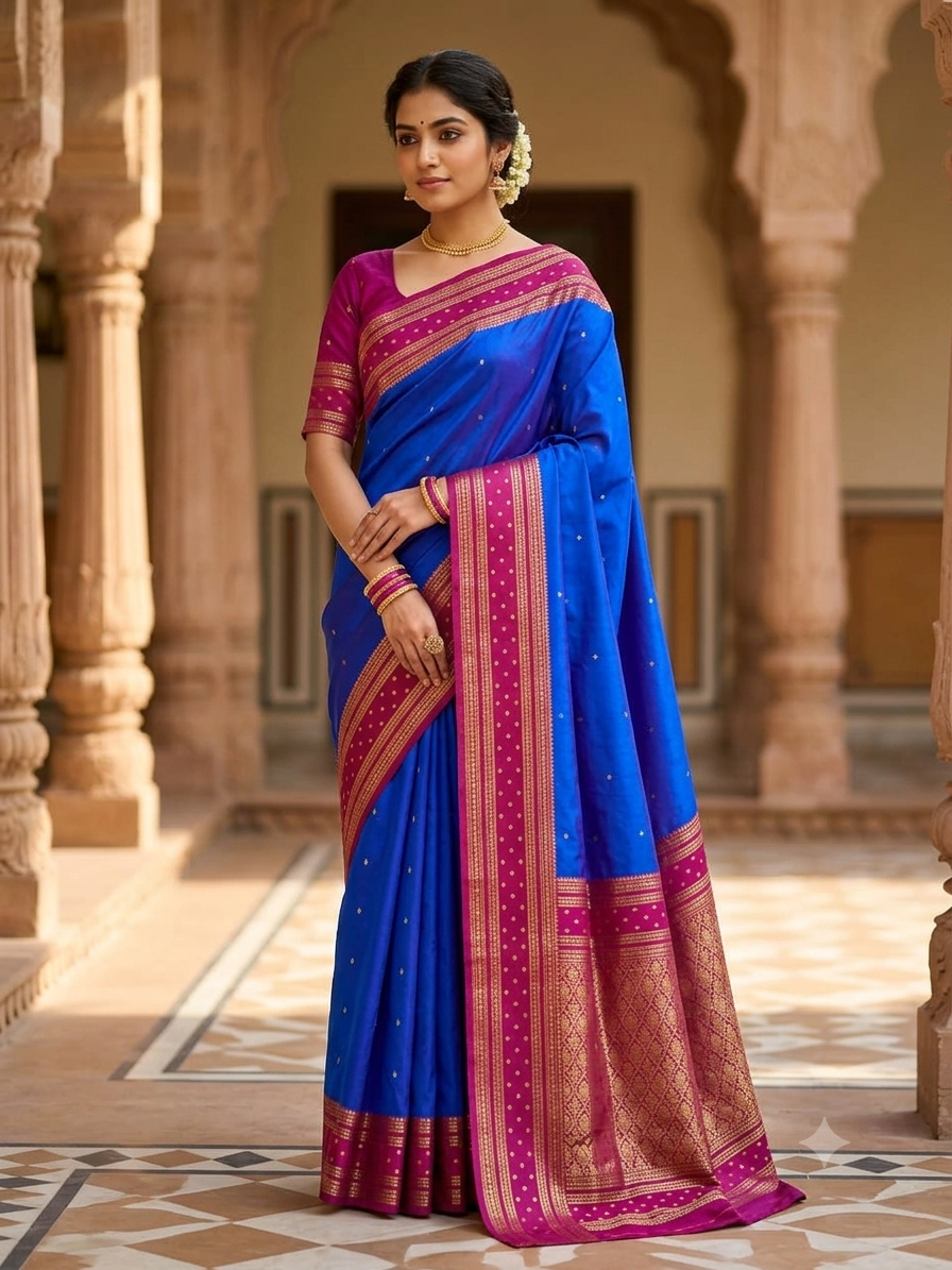 Pure Mysore Silk Saree.