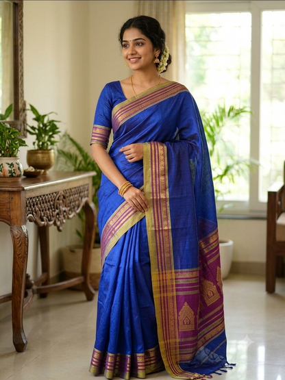 Pure Cotton Silk Saree