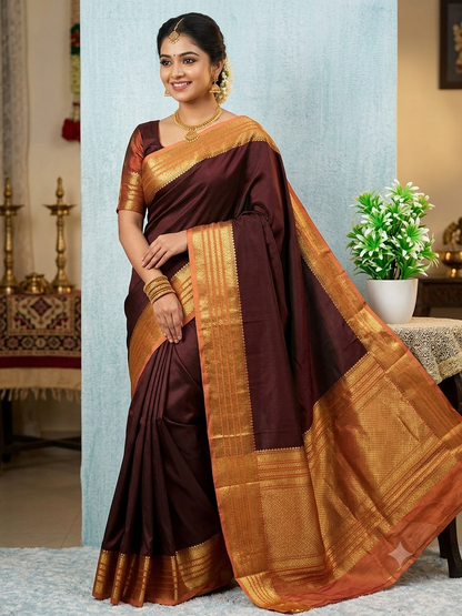 Pure Mysore Silk Saree.