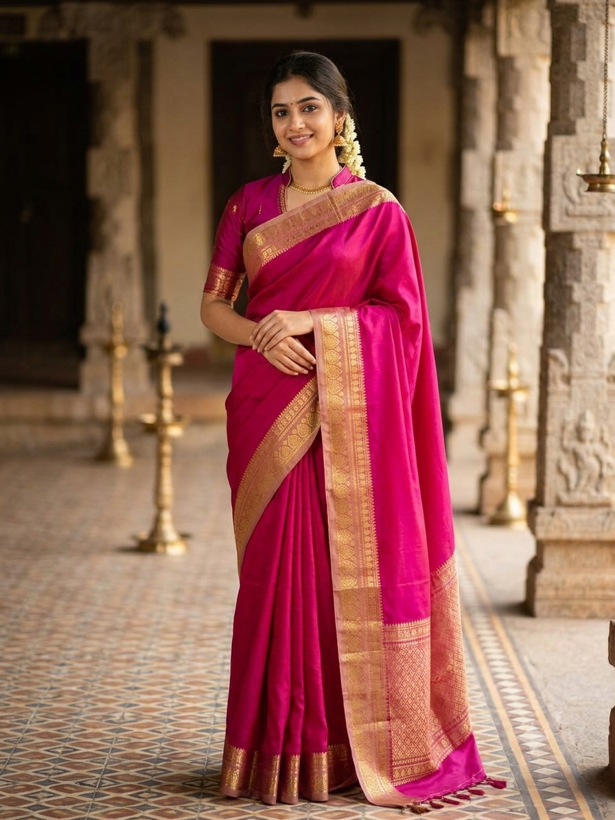Pure Mysore Silk Saree.