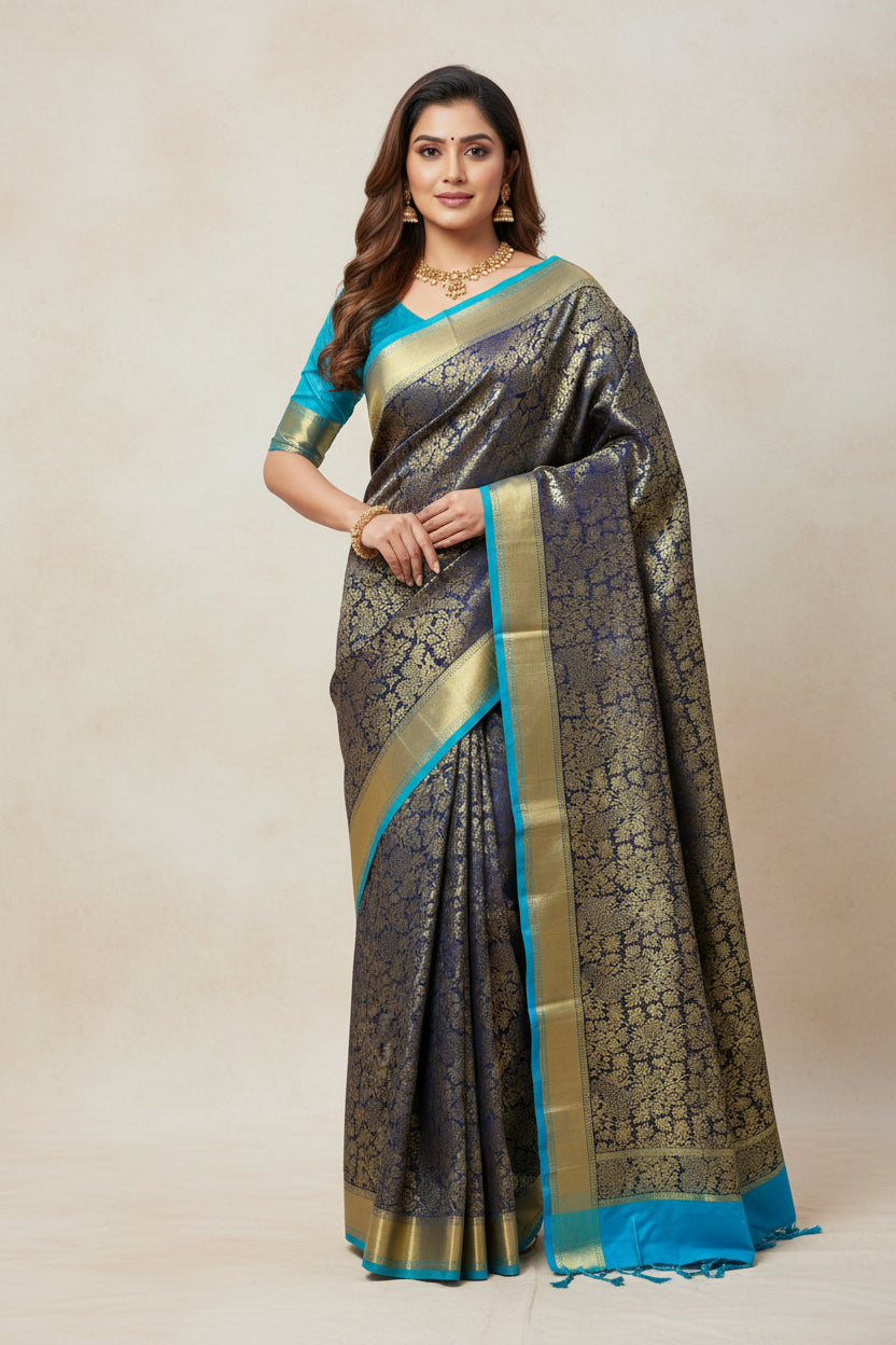 Pure Mysore Silk Saree.