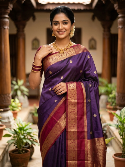 Kanchi Mix Silk Saree