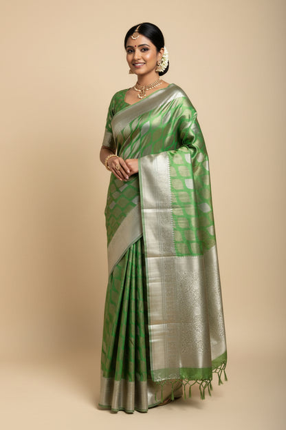 Kanchi Mix Silk Saree