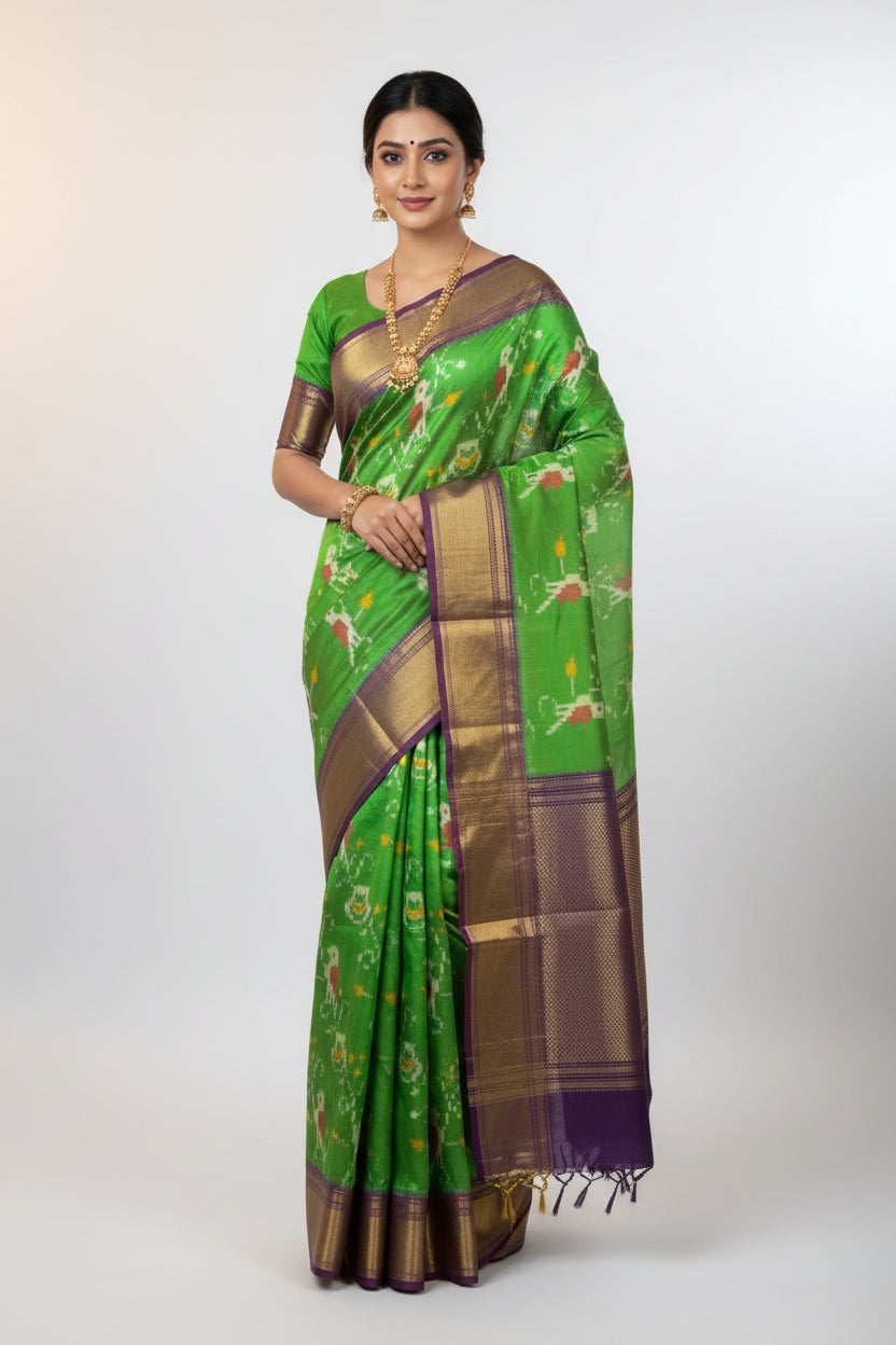 Kanchi Pure Pochampalli Silk