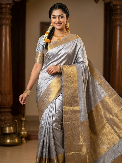 Raw Silk Saree.