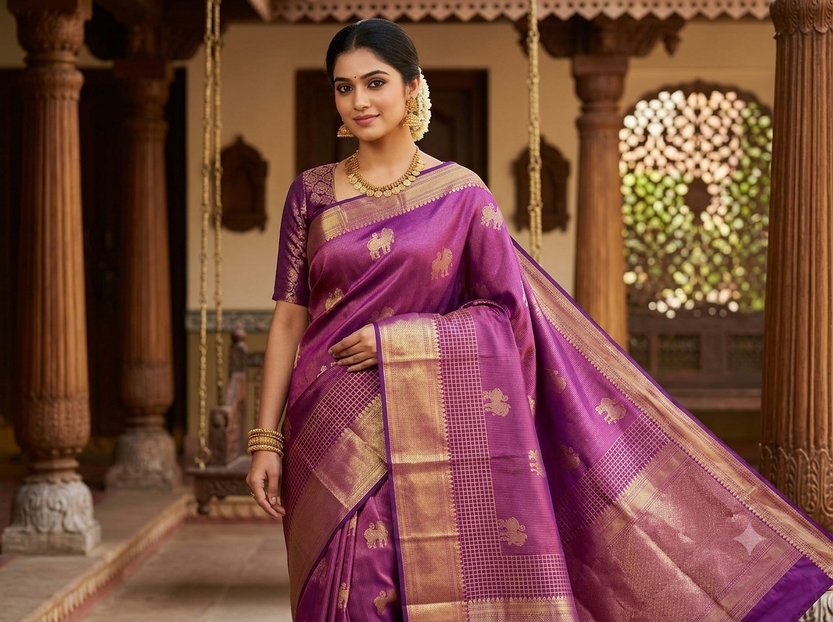 Pure Kanchipuram Silk Saree