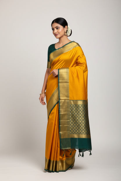 Pure Mysore Silk Saree.