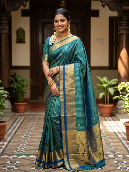 Kanchi Mix Silk Saree