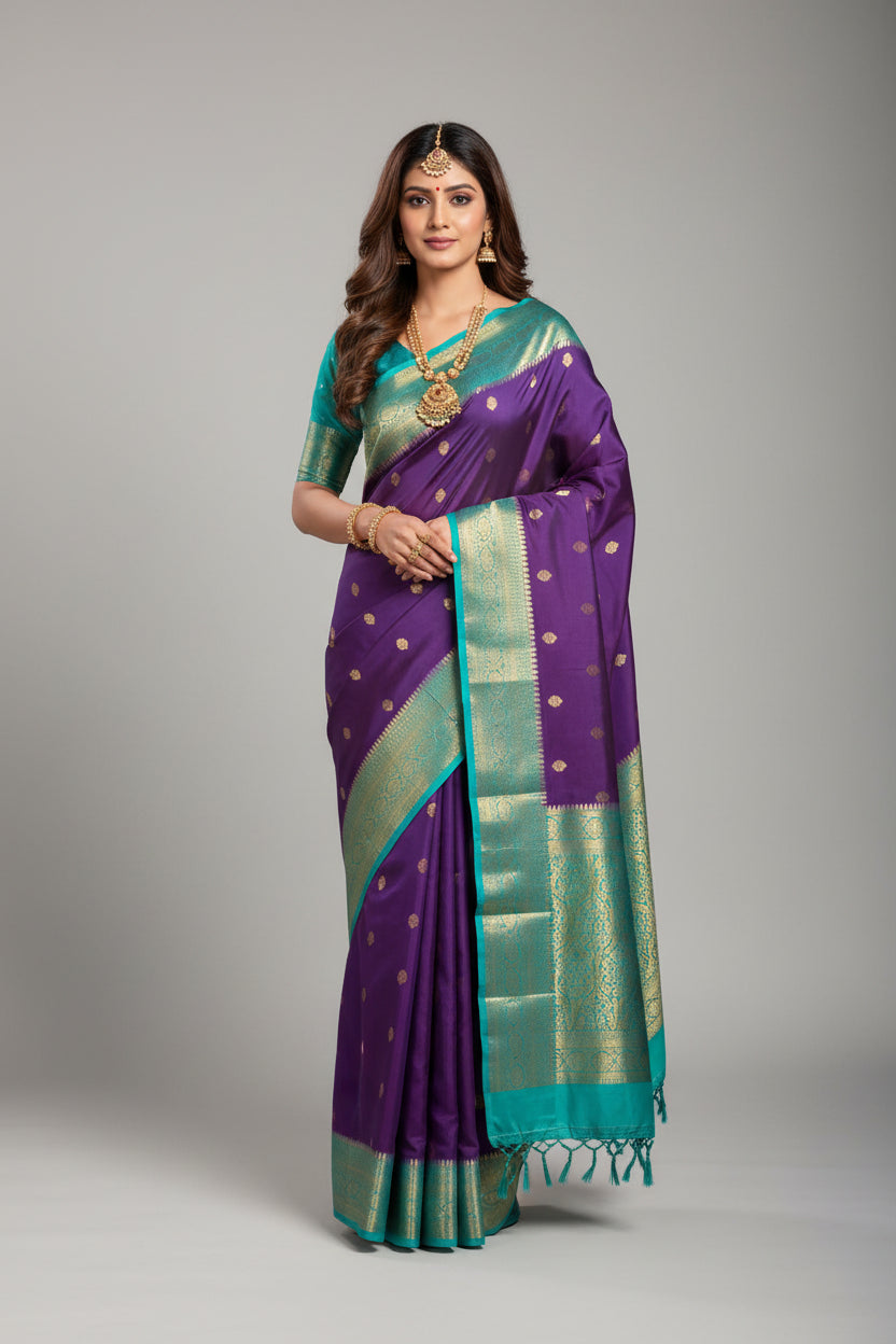 Kanchi Mix Silk Saree
