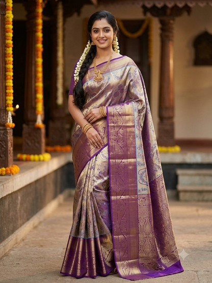 Pure Kanchipuram Silk Saree