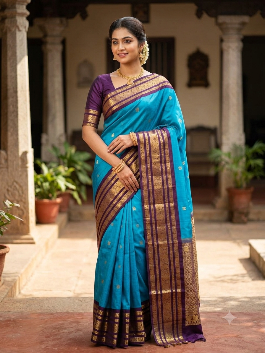 Pure Kanchipuram Silk Saree