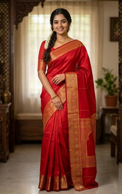 Pure Mysore Silk Saree ( 60 Grams )