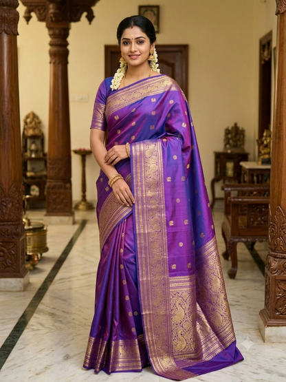 Kanchi Mix Silk Saree