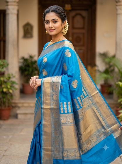 Kanchi Mix Silk Saree