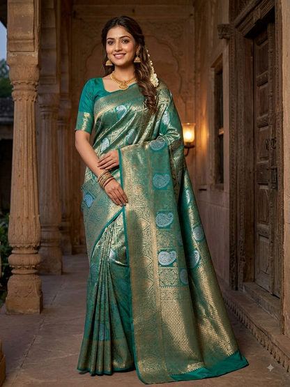 Kanchi Mix Silk Saree