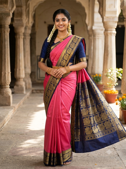 Pure Mysore Silk Saree.