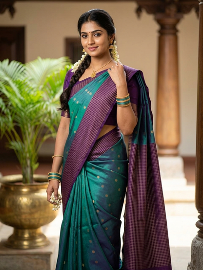 Kanchi Mix Silk Saree