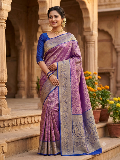 Kanchi Mix Silk Saree