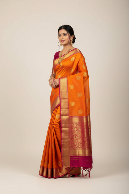 Kanchi Mix Silk Saree