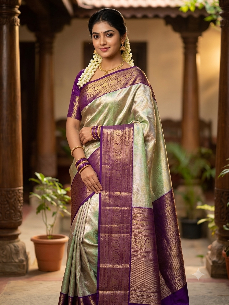 Pure Kanchipuram Silk Saree
