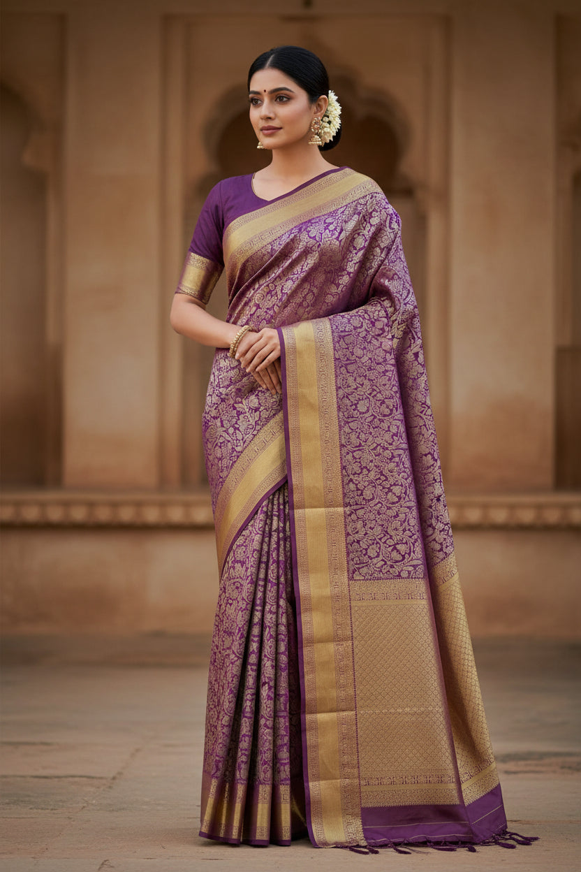 Pure Kanchipuram Silk Saree