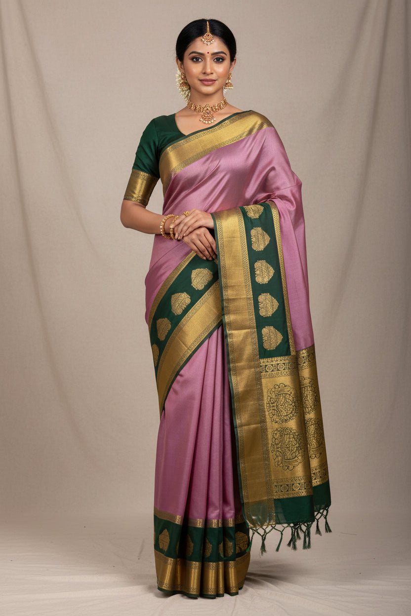 Pure Mysore Silk Saree.