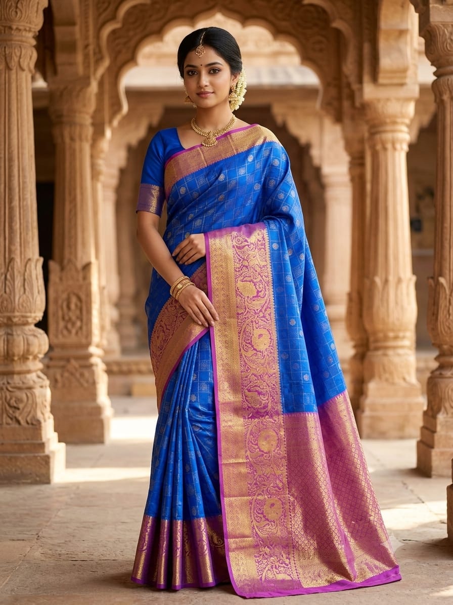 Pure Kanchipuram Silk Saree
