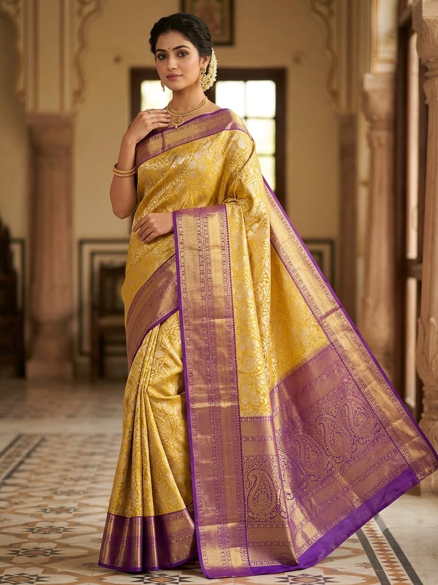 Pure Kanchipuram Silk Saree