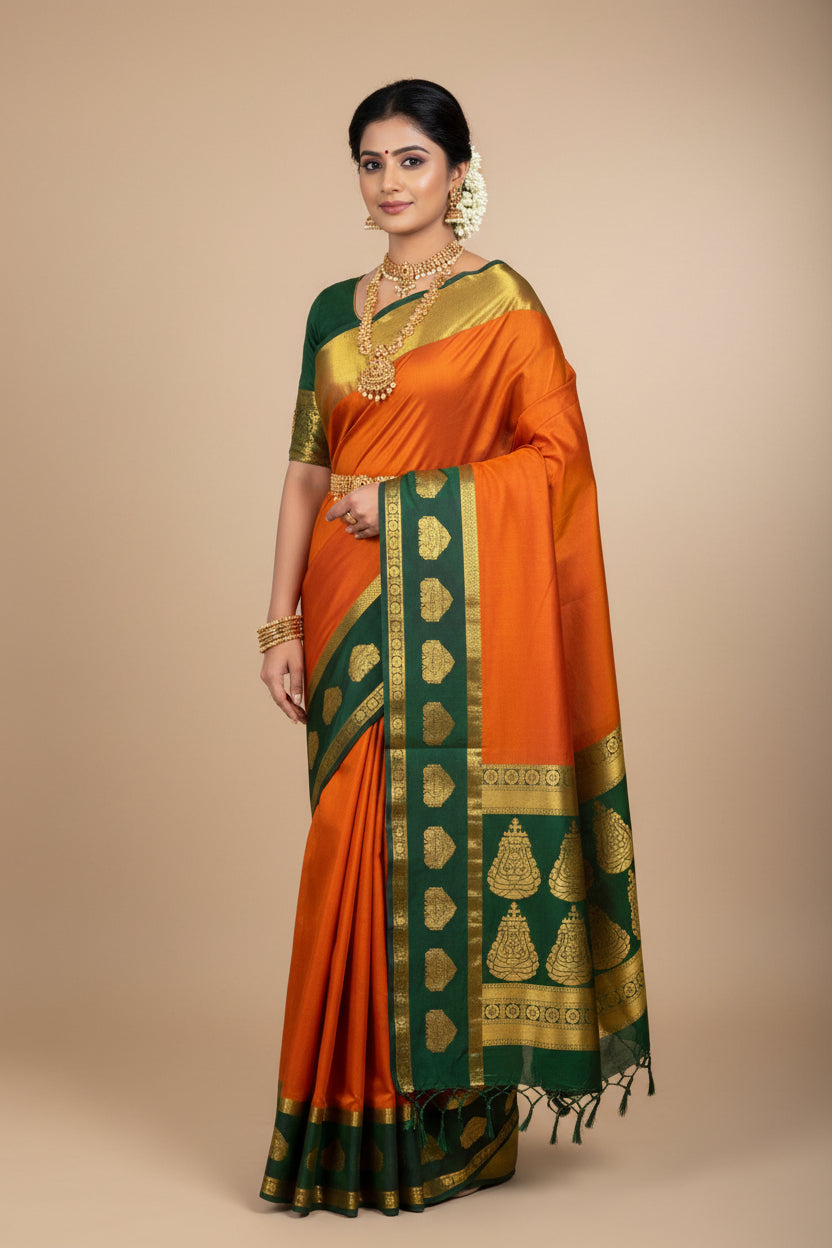 Pure Mysore Silk Saree.