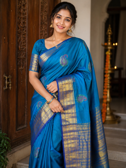 Pure Kanchipuram Silk Saree