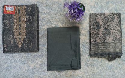 3 Piece Unstitched Salwar Kameez