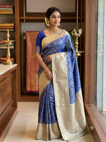 Kanchi Mix Silk Saree
