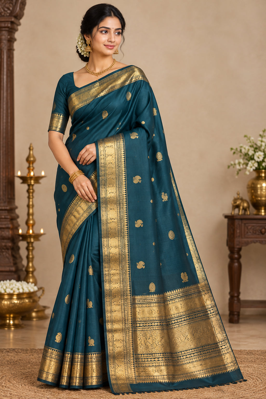 Pure Kanchipuram Silk Saree