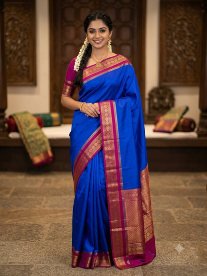 Pure Mysore Silk Saree.