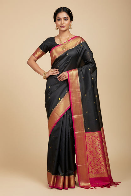 Pure Mysore Silk Saree ( 60 Grams )