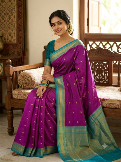 Pure Mysore Silk Saree.