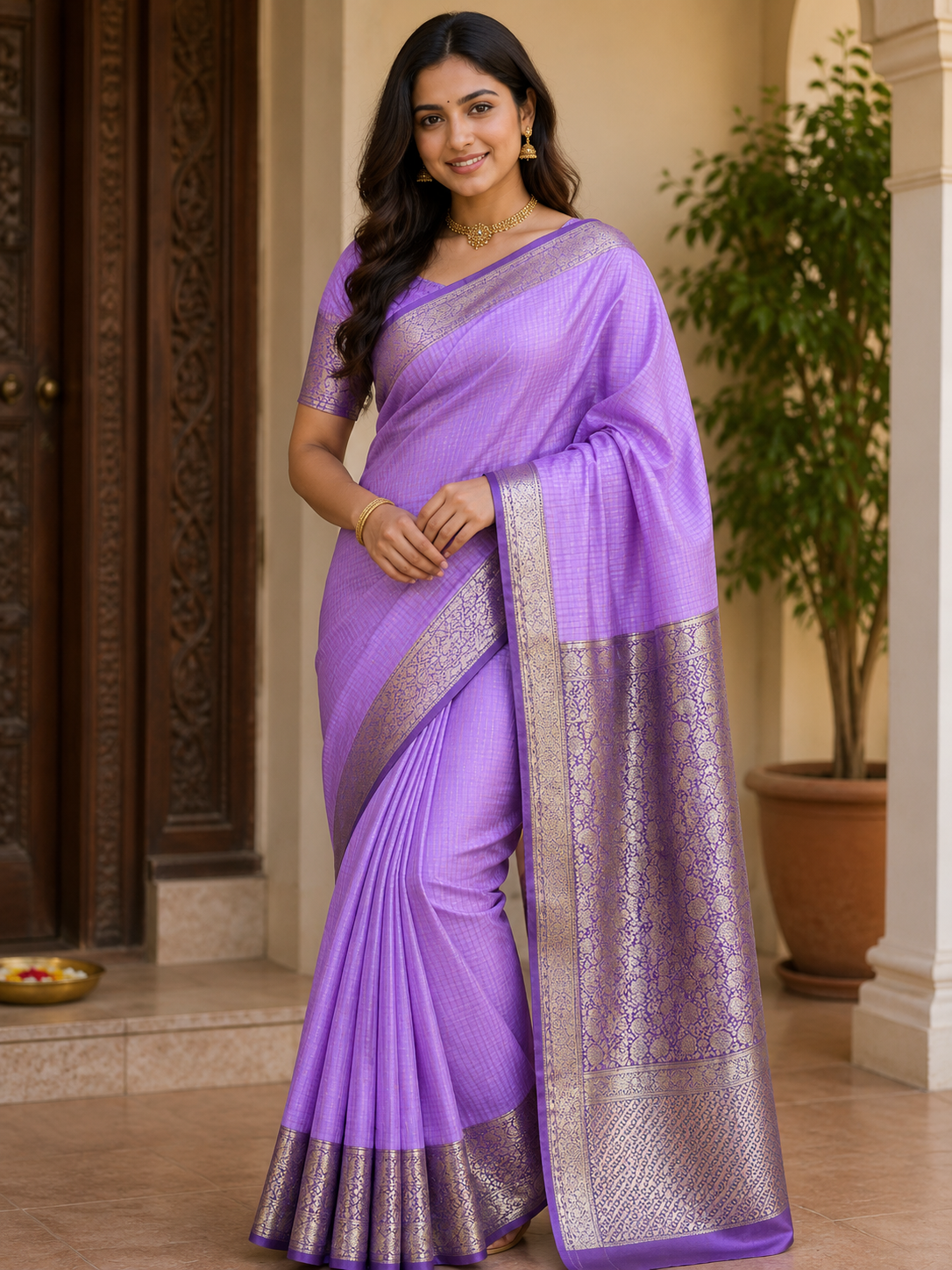 Pure Mysore Silk Saree.