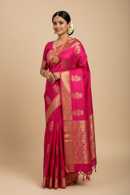 Kanchi Mix Silk Saree