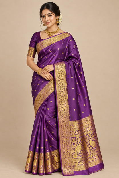 Pure Mysore Silk Saree ( 60 Grams )