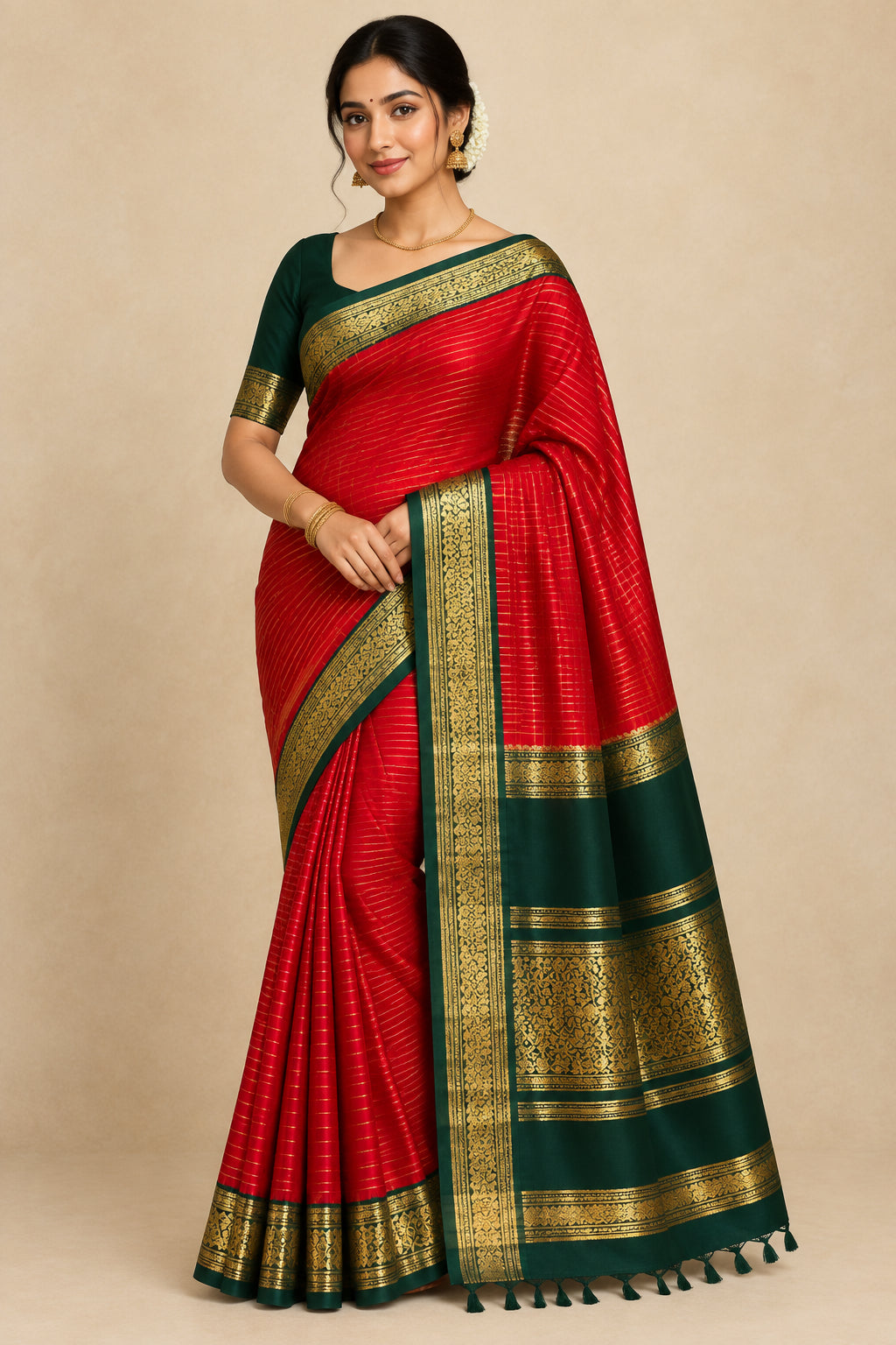 Pure Mysore Silk Saree.