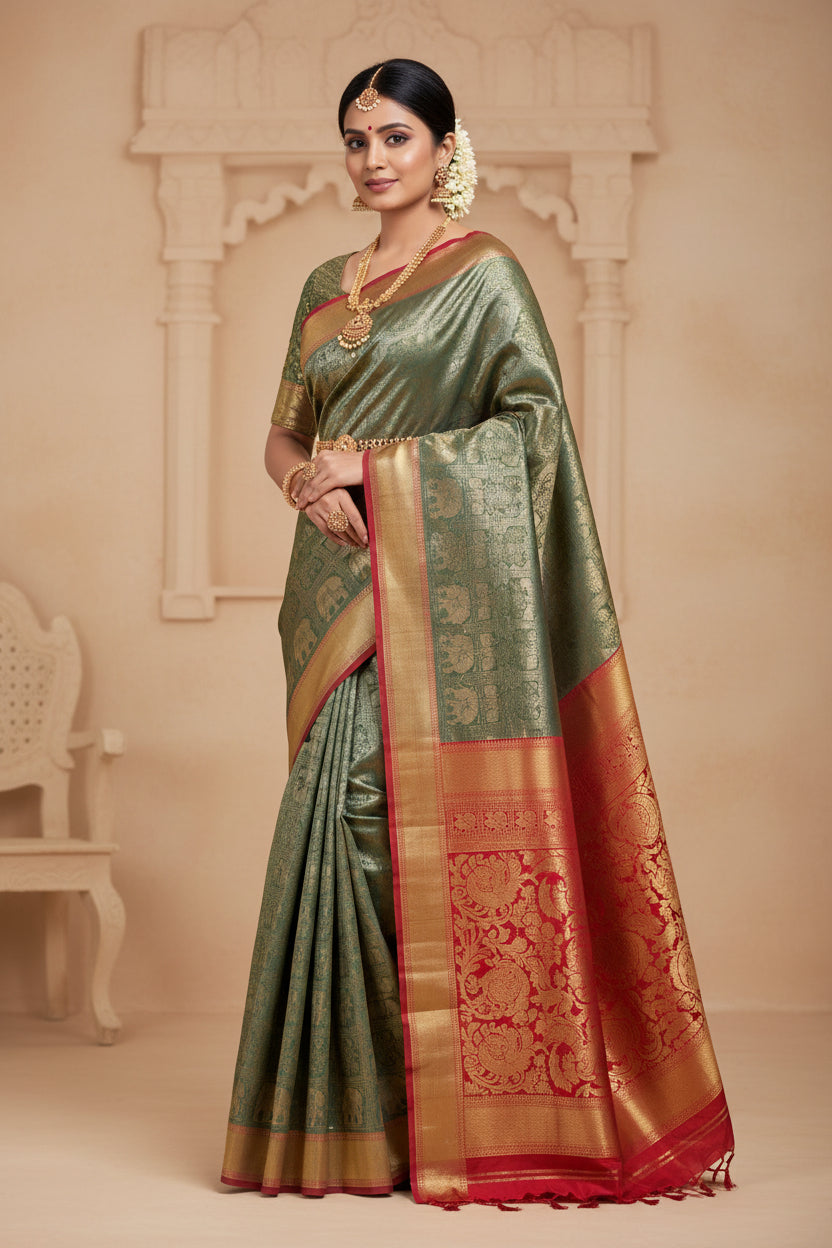 Pure Kanchipuram Silk Saree