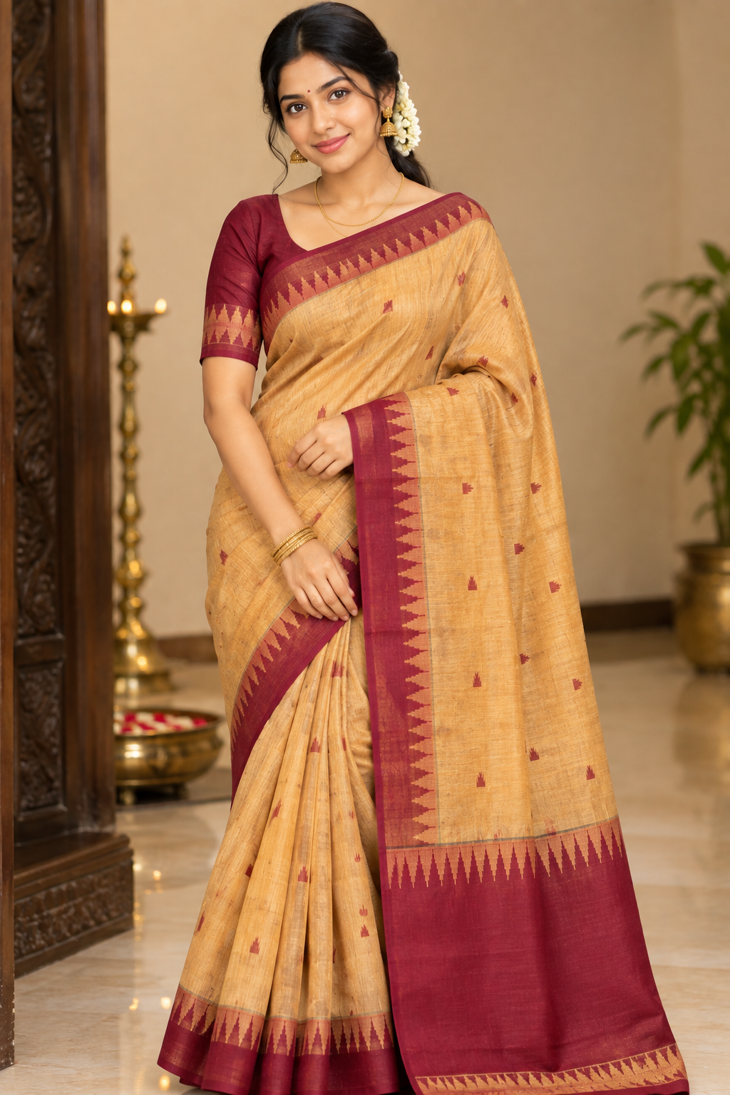 Pure Cotton Silk Saree