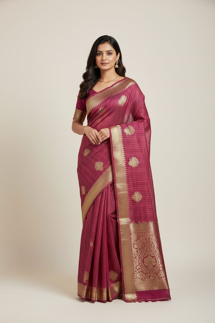 Kanchi Mix Silk Saree