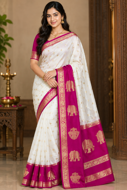 Artificial / Mix Crape Sarees
