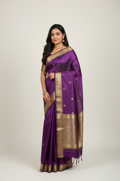 Pure Mysore Silk Saree ( 60 Grams )