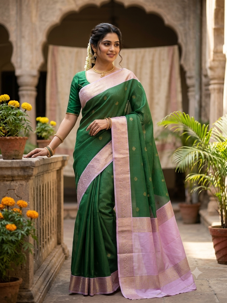 Pure Kanchipuram Silk Saree
